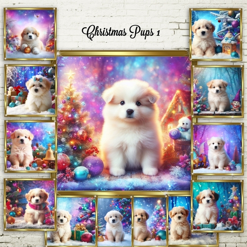 Christmas Pups 1