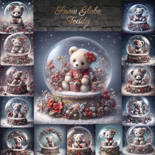 Snow Globe Teddy Bears