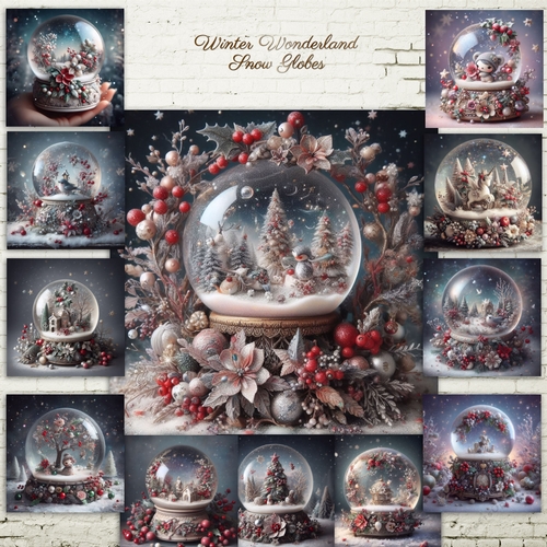  Winterwonderlands Snow Globe