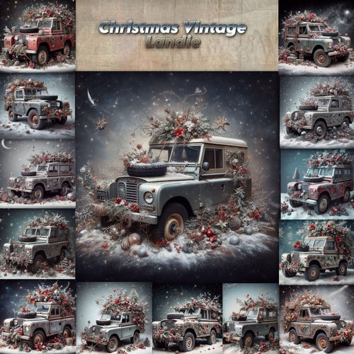 Christmas Vintage Landies