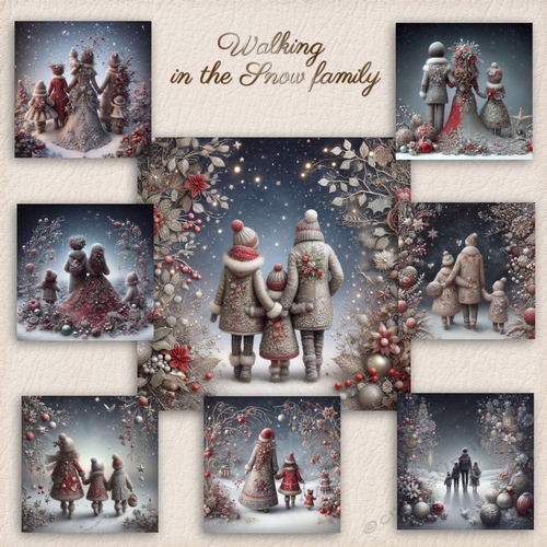 Walking in the Snow Family 