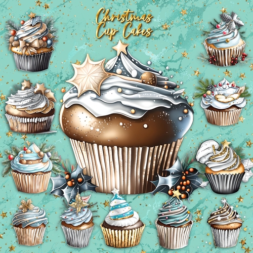 Christmas Cup Cakes