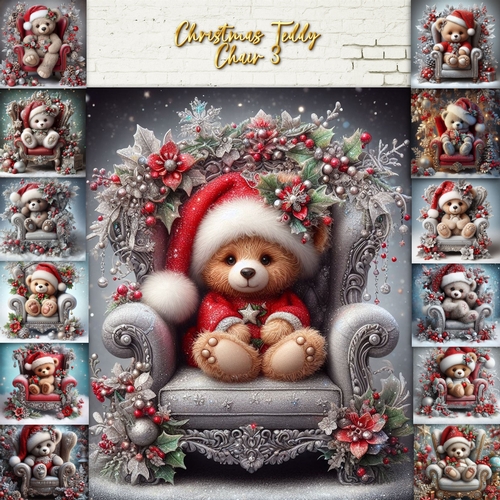  Christmas Teddy  Chair 3
