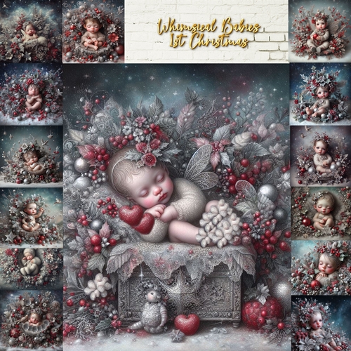 Whimsical Baby 1st Christmas