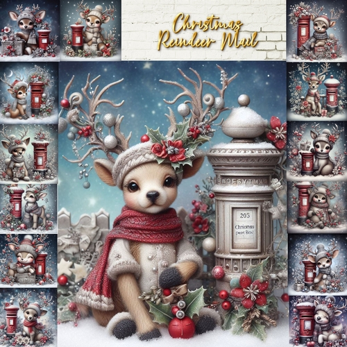 Christmas Reindeer Mail