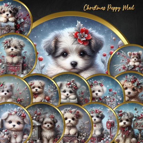 Christmas Puppy  Mail
