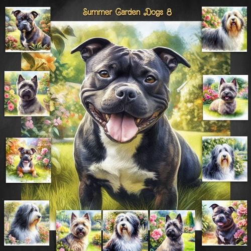 Summer Garden Dog 8