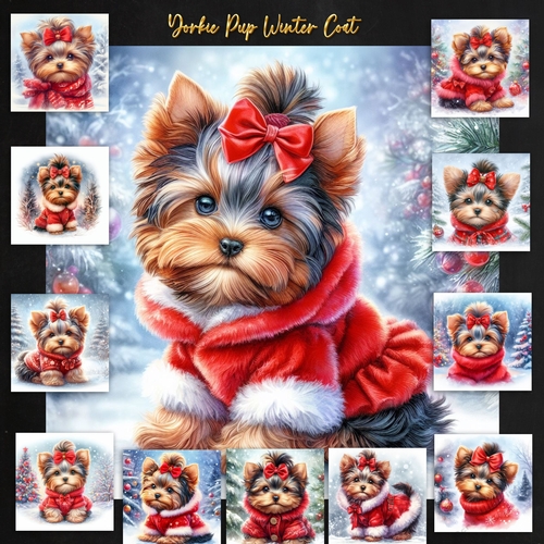 Yorkie Pup Winter Coat