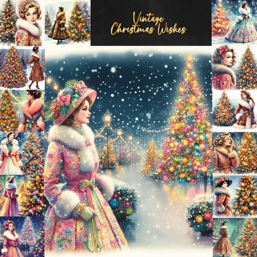 Vintage Christmas Wishes