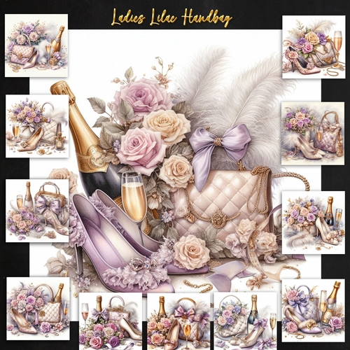 Ladies Lilac Handbags