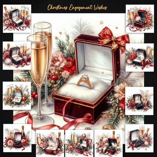 Christmas Engagement Wishes