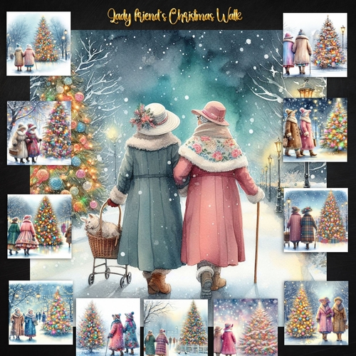 Lady Friends Christmas Walk
