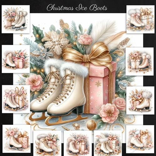 Christmas Ice Boots