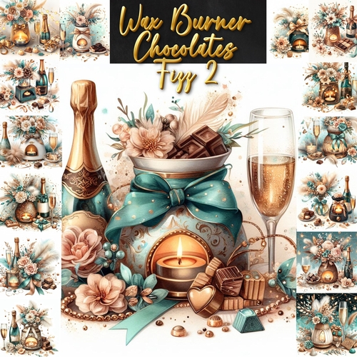 Wax Burner Chocolates and Fizz 2