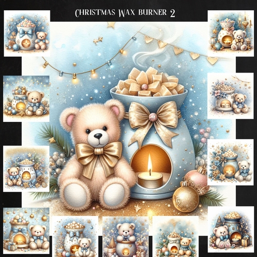 Christmas Wax Burner 2