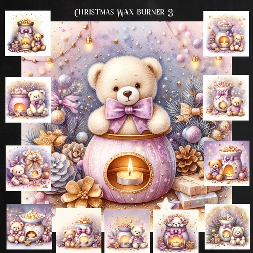Christmas Wax Burner 3