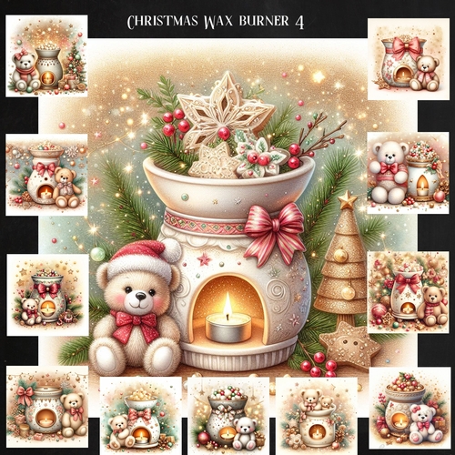 Christmas Wax Burner 4