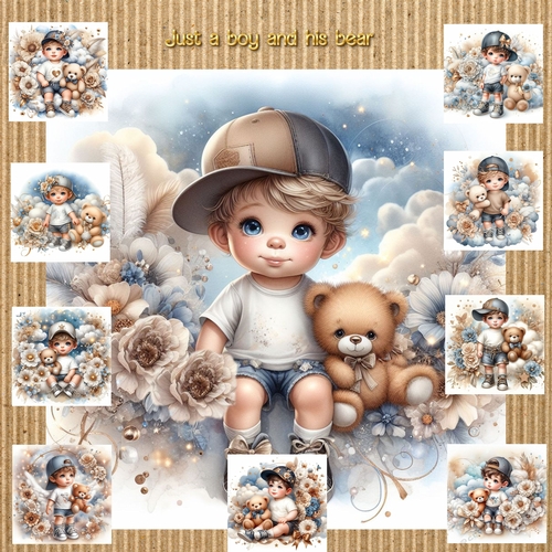 Just a boy and his bear