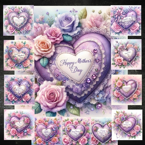 Mothers Day  Heart Cushion 3
