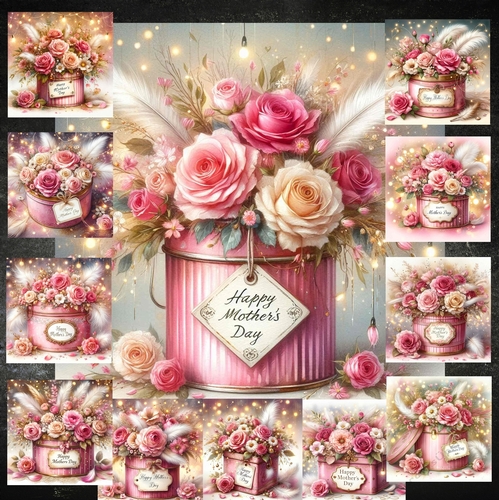 Mothers Day Tinned Flowers 1