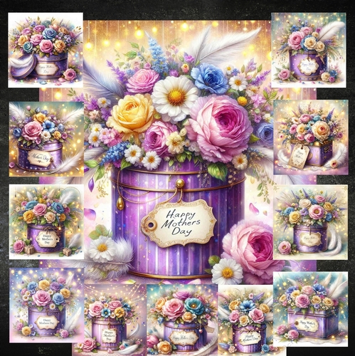 Mothers Day Tinned Flowers 2