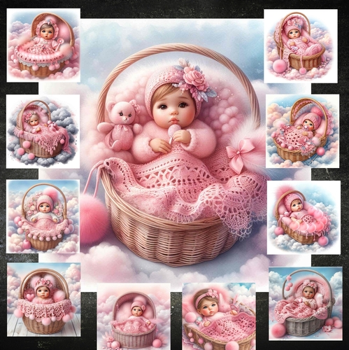 Baby Girl Basket 1