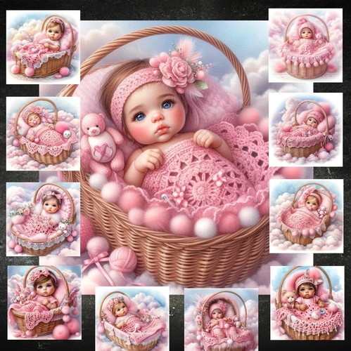 Baby Girl Basket 2