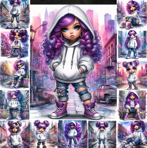 Urban City Teen Girl 2