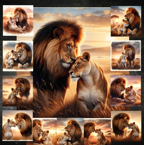 King & Queen Of The Savanna