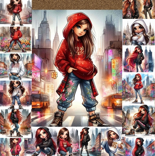 Urban City Teen Girl 2