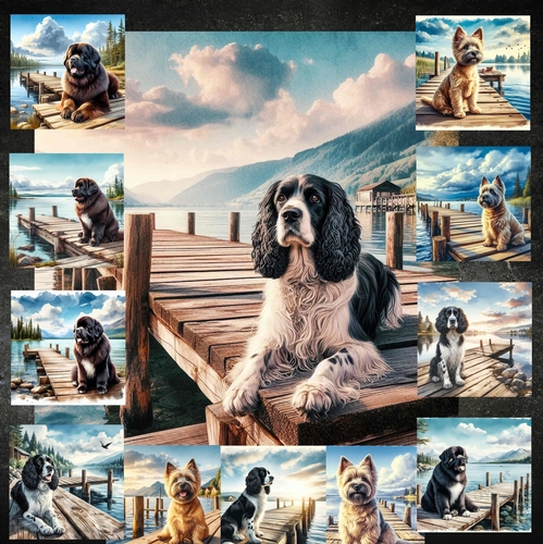 Sitting On The Dock Of A Bay Dogs 1