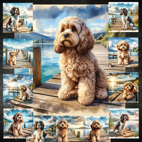 Sitting On The Dock Of A Bay Dogs 2