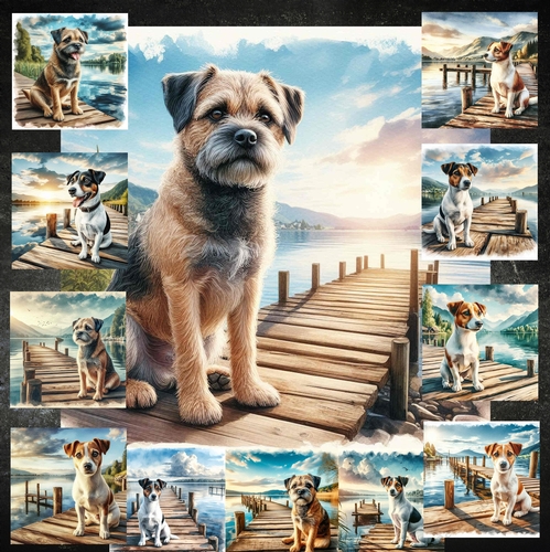 Sitting On The Dock Of A Bay Dogs 5