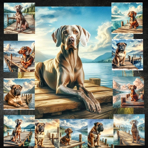 Sitting On The Dock Of A Bay Dogs 7
