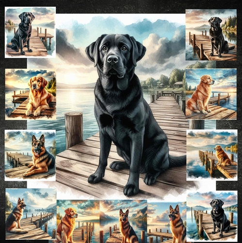 Sitting On The Dock Of A Bay Dogs 8