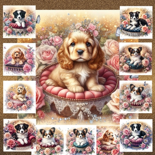 Velvet Rose Pups 10