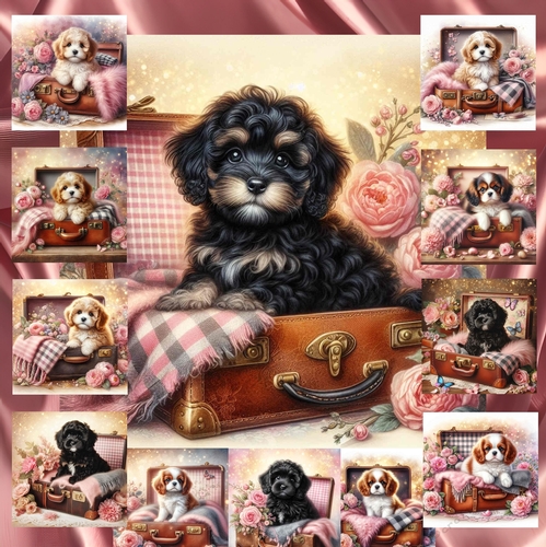 Suitcase Pups 3
