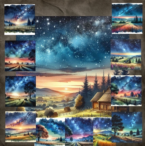 Starry Countryside