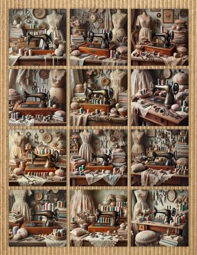 Vintage Sewing Room