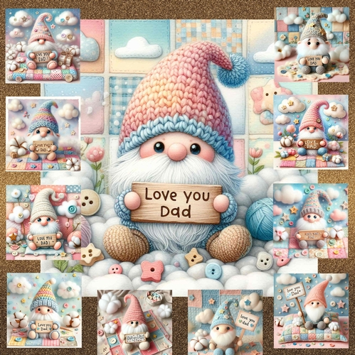 Love You Dad Gnomes