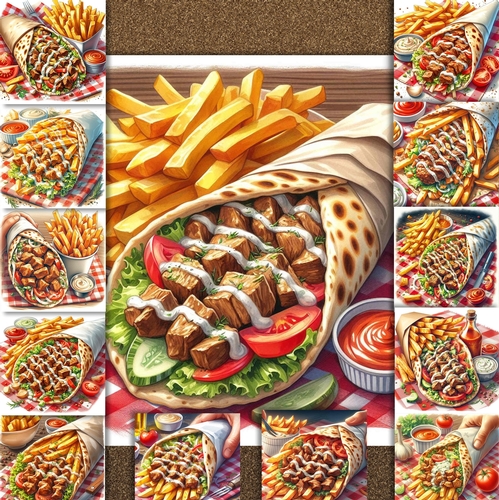 Kebab & Fries