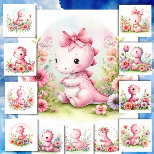 Pink Dinos