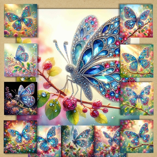 Jewelled Butterflies 1