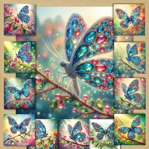 Jewelled Butterflies 2
