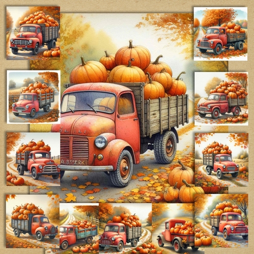 Pumpkin  Truck 