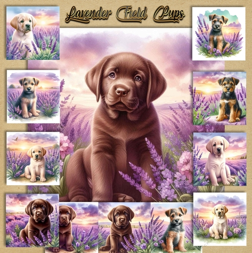 Lavender Fields Pups 1