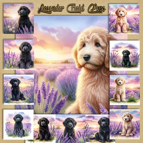 Lavender Fields Pups 4