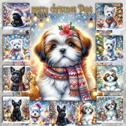 Merry Christmas Pups 3