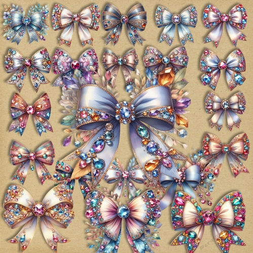 Beautiful Gem Bows