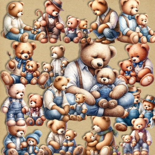 Father & Son Teddy Bears